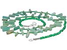 ANCIENT ROMAN GREEN GLASS BEAD NECKLACE. An ancient Roman glass bead necklace dating from 100 to Image - 2