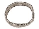 SILVER TIFFANY BRACELET W 18K GOLD SILVER BROOCH. A lot of two jewelry pieces feature a Tiffany Image - 4