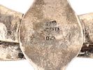 SILVER TIFFANY BRACELET W 18K GOLD SILVER BROOCH. A lot of two jewelry pieces feature a Tiffany Image - 6