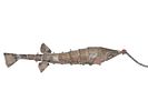 VINTAGE SILVER PENDANT W ARTICULATED FISH FIGURE. A vintage silver pendant with articulated fish Image - 2