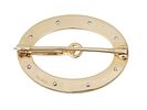 RUSSIAN 14K GOLD BROOCH WITH GEMSTONES IOB. A fine Russian 14k gold brooch with gemstones and a Image - 3
