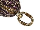 ANTIQUE RUSSIAN SILVER ENAMEL FILIGREE EGG PENDANT. An antique Russian silver enamel filigree Image - 3