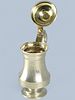 19TH C IMPERIAL RUSSIAN ENGRAVED GILT SILVER TANKARD. An antique 19th century Imperial Russian Image - 3