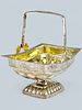 ANTIQUE EARLY 19TH C RUSSIAN SILVER SERVICE BASKET. An antique early 19th century Imperial Image - 1