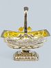 ANTIQUE EARLY 19TH C RUSSIAN SILVER SERVICE BASKET. An antique early 19th century Imperial Image - 3