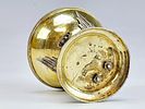 ANTIQUE EARLY 19TH C RUSSIAN GILT SILVER SALT CELLAR. An antique early 19th-century Russian gilt Image - 5