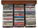128 VINTAGE RECORDING CASSETTE TAPES OF MULTIPLE STYLES. A large collection of 128 vintage Image - 3