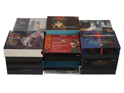 COLLECTION OF 53 VINTAGE CLASSICAL OPERA CD RECORDINGS. A collection of vintage classical opera