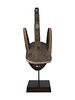 WEST AFRICAN NIGERIA IGBO PEOPLE WOODEN HELMET MASK. A West African, hand carved wooden Agbogho Image - 3