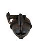 CENTRAL AFRICAN BAULE PEOPLE CARVED WOODEN MASK. A Central African Ivory Coast hand carved Image - 5
