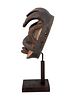 CENTRAL AFRICAN BAULE PEOPLE CARVED WOODEN MASK. A Central African Ivory Coast hand carved Image - 2