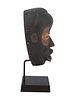 CENTRAL AFRICAN BAULE PEOPLE CARVED WOODEN MASK. A Central African Ivory Coast hand carved Image - 2
