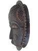 TRADITIONAL AFRICAN IVORY COAST BAULE CARVED WOOD MASK. A traditional African Ivory Coast Baule Image - 2