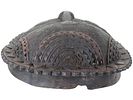 TRADITIONAL AFRICAN IVORY COAST BAULE CARVED WOOD MASK. A traditional African Ivory Coast Baule Image - 5