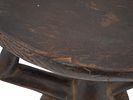 AFRICAN CONGO LUBA PEOPLE WOODEN CEREMONIAL STOOL. African hand carved wooden ceremonial stool Image - 6