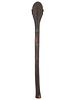 VINTAGE CARVED SANDALWOOD SCULPTURED CLUB. A vintage carved sandalwood sculptured club. Image - 2