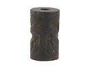 BABYLONIAN CYLINDER HEMATITE SEAL ENGRAVED BEAD. An ancient Babylonian carved hematite stone Image - 2