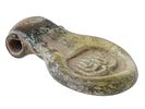 ANCIENT ROMAN GLASS AMULET MENORAH CIRCA 100 AD. An ancient gold tone glass pendant adorned Image - 2