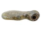 ANCIENT ROMAN GLASS AMULET MENORAH CIRCA 100 AD. An ancient gold tone glass pendant adorned Image - 3