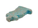 ANCIENT EGYPTIAN FAIENCE BABOON GOD AMULET PENDANT. An ancient Egyptian Late Period faience Image - 5