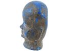 ANCIENT EGYPTIAN HAND CARVED LAPIS LAZULI HEAD 300 BC. An ancient Egyptian hand carved of lapis Image - 2