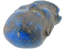 ANCIENT EGYPTIAN HAND CARVED LAPIS LAZULI HEAD 300 BC. An ancient Egyptian hand carved of lapis Image - 4