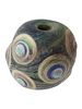 ANCIENT PHOENICIAN RAISED EYES FUSED GLASS BEAD. An ancient Phoenician Raised Eyes fused glass Image - 2