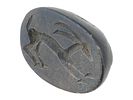 ANCIENT SUMERIAN STEATITE SEAL STAMP 3000 TO 2000 BC. An ancient Sumerian rounded hand carved Image - 1
