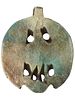 ANCIENT EGYPTIAN CARVED LIMESTONE SCARAB AMULET PENDANT. An ancient Egyptian hand carved green Image - 1