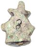 ANCIENT EGYPTIAN GLAZED FAIENCE GOD BES AMULET PENDANT. An ancient Egyptian glazed faience Image - 1