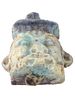 ANCIENT EGYPTIAN GLAZED FAIENCE GOD BES AMULET PENDANT. An ancient Egyptian glazed faience Image - 4