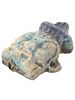 ANCIENT EGYPTIAN GLAZED FAIENCE GOD BES AMULET PENDANT. An ancient Egyptian glazed faience Image - 5