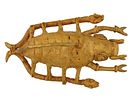 SOUTH AMERICAN TAIRONA TUMBAGA SCORPION FIGURINE. South American tumbaga figurine of a scorpion. Image - 5