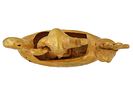 SOUTH AMERICAN QUIMBAYA TUMBAGA CANOE FIGURINE. South American Quimbaya tumbaga figurine Image - 4