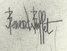 FRENCH SKETCH DRAWING AFTER BERNARD BUFFET. After Bernard Buffet, French, 1928 to 1999, a pen Image - 2