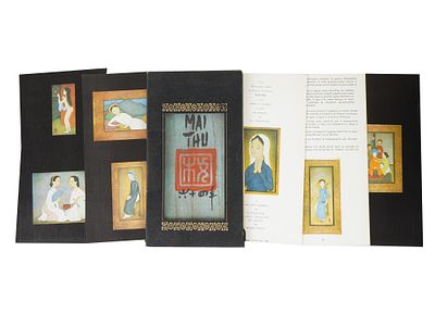 MAI THU RARE VINTAGE LITHOGRAPHIC PRINTS. A rare vintage collection of lithographic prints 