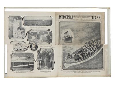 TITANIC SPECIAL 1912 THE NEW YORK SUNDAY AMERICAN. Memorial Section to Commemorate the Loss of 