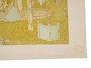 GASTON DE LATENAY FRENCH ART NOUVEAU LITHOGRAPH. Colored lithograph by Gaston de Latenay, 1859 Image - 2