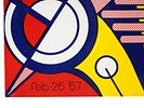 LTD AMERICAN LITHOGRAPH ROY LICHTENSTEIN SIGNED. A limited edition color lithograph on paper Image - 5
