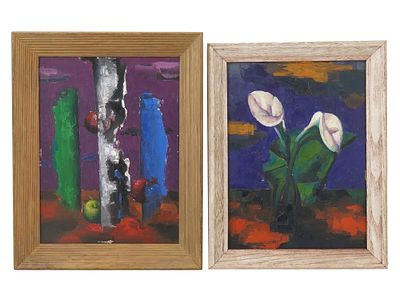 LOT OF STILL LIFE OIL PAINTINGS BY ANVAR SAIFUTDINOV. Anvar Kamilevich Saifutdinov, Russian