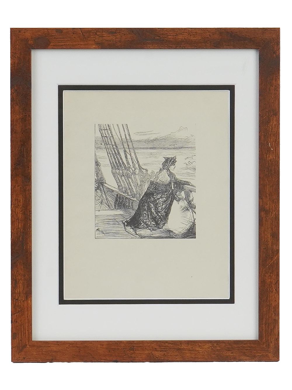 AFTER JAMES WHISTLER NAUTICAL OFFSET LITHOGRAPH. After James Abbott McNeill Whistler, American 