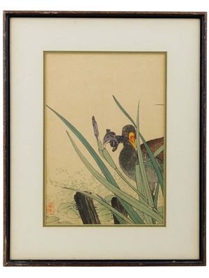 ORIGINAL JAPANESE WOODBLOCK PRINT BY IMAO KEINEN. Imao Keinen, Japanese, 1845 to 1924, antique 