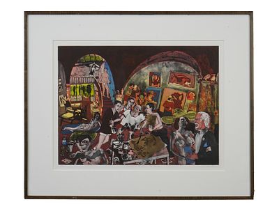 AMERICAN ETCHING BY WARRINGTON WICKHAM COLESCOTT JR. An American limited edition etching by 