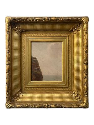 FREDERIC EDWIN CHURCH AMERICAN OIL PAINTING 19TH C. Frederic Edwin Church, American, 1826 to 