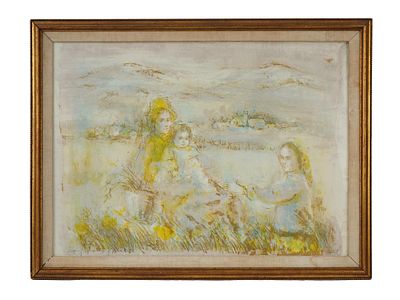 AMERICAN LITHOGRAPH BY EDNA HIBEL ARTISTS PROOF SIGNED. An artists proof lithograph by Edna 