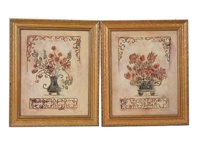 VINTAGE AMERICAN OFFSET PRINTS BY JOYCE COMBS. A lot of two vintage American offset prints by 