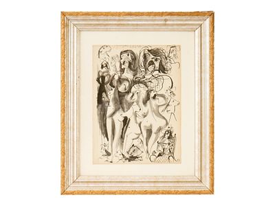LITHOGRAPH ATTR TO PABLO PICASSO CARNET DE DESSINS. A lithograph attributed to Pablo Picasso 