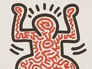 POP ART LUDO 1 LITHOGRAPH SIGNED KEITH HARING. A Pop Art lithograph titled Ludo 1 from Ludo Изображение - 1