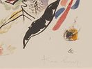WASSILY KANDINSKY RUSSIAN COLOR LITHOGRAPH PRINT. Wassily Vasilievich Kandinsky, Russian, 1866 Изображение - 2