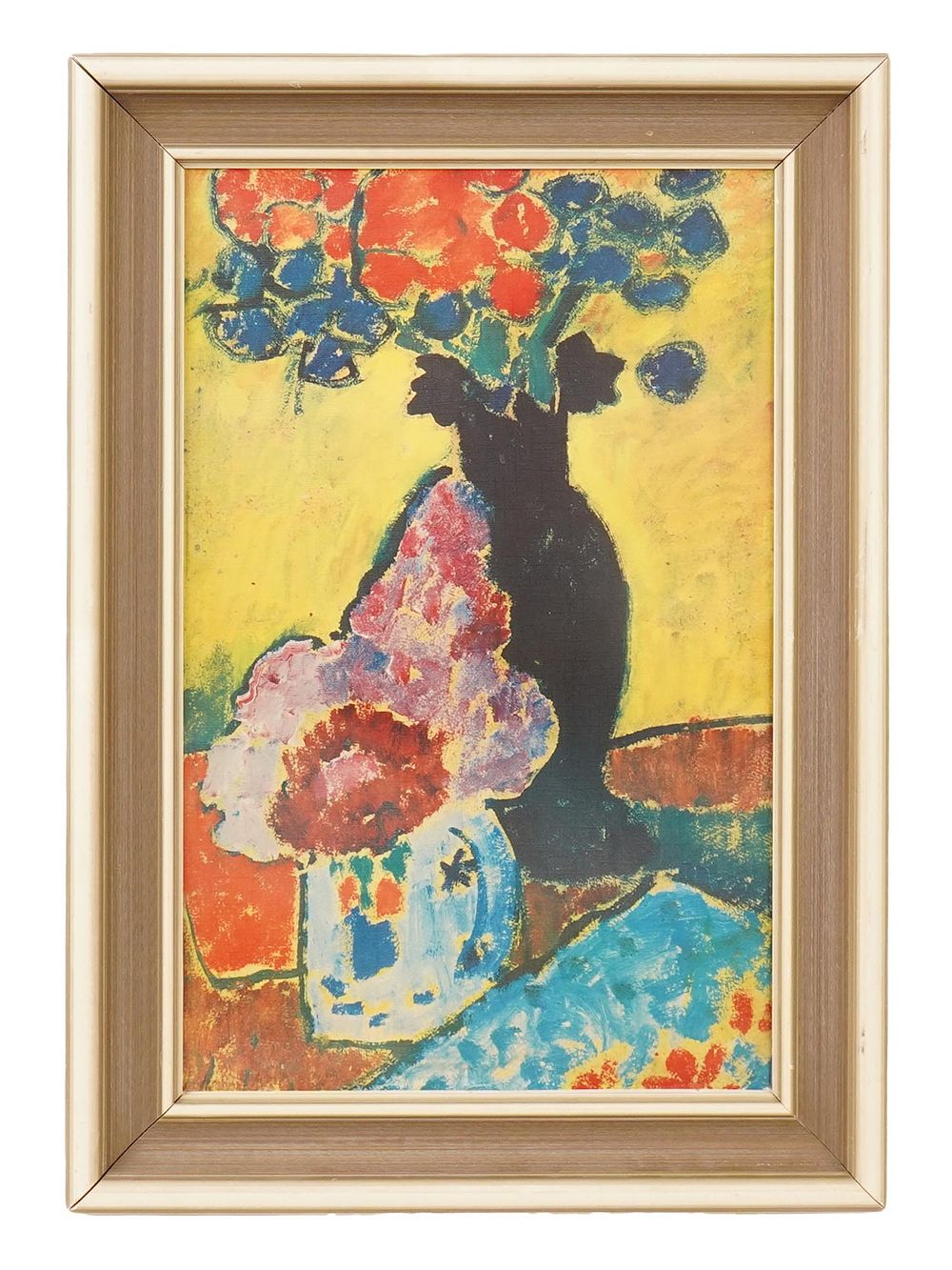 ATTR TO ALEXEJ VON JAWLENSKI STILL LIFE COLOR PRINT. Attributed to Alexej von Jawlenski, also 